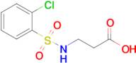 3-(2-Chlorobenzenesulfonamido)propanoic acid