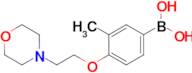 {3-methyl-4-[2-(morpholin-4-yl)ethoxy]phenyl}boronic acid