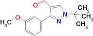 1-Tert-butyl-3-(3-methoxyphenyl)-1h-pyrazole-4-carbaldehyde