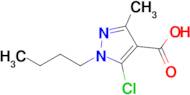 1-Butyl-5-chloro-3-methyl-1h-pyrazole-4-carboxylic acid