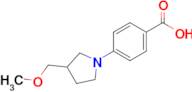 4-[3-(methoxymethyl)pyrrolidin-1-yl]benzoic acid