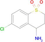 4-Amino-6-chloro-3,4-dihydro-2h-1lambda6-benzothiopyran-1,1-dione