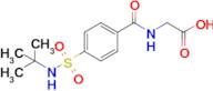 2-{[4-(tert-butylsulfamoyl)phenyl]formamido}acetic acid