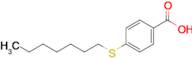 4-(Heptylsulfanyl)benzoic acid