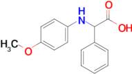 2-((4-Methoxyphenyl)amino)-2-phenylacetic acid