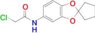 2-Chloro-n-{spiro[1,3-dioxaindane-2,1'-cyclopentane]-6-yl}acetamide