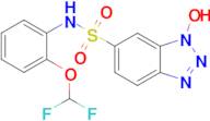 n-[2-(difluoromethoxy)phenyl]-1-hydroxy-1h-1,2,3-benzotriazole-6-sulfonamide