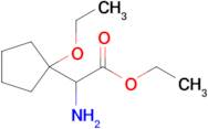 Ethyl 2-amino-2-(1-ethoxycyclopentyl)acetate