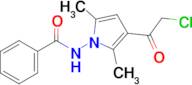 n-[3-(2-chloroacetyl)-2,5-dimethyl-1h-pyrrol-1-yl]benzamide