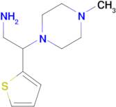 2-(4-Methylpiperazin-1-yl)-2-(thiophen-2-yl)ethan-1-amine