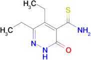 5,6-Diethyl-3-oxo-2,3-dihydropyridazine-4-carbothioamide