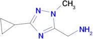 (3-cyclopropyl-1-methyl-1h-1,2,4-triaZol-5-yl)methanamine