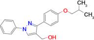 {3-[4-(2-methylpropoxy)phenyl]-1-phenyl-1h-pyrazol-4-yl}methanol