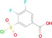 3-(Chlorosulfonyl)-4,5-difluorobenzoic acid