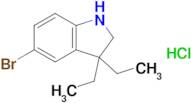 5-Bromo-3,3-diethyl-2,3-dihydro-1h-indole hydrochloride