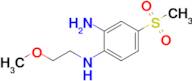 4-Methanesulfonyl-1-n-(2-methoxyethyl)benzene-1,2-diamine