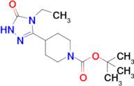 Tert-butyl 4-(4-ethyl-5-oxo-4,5-dihydro-1h-1,2,4-triazol-3-yl)piperidine-1-carboxylate