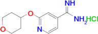 2-[(tetrahydro-2H-pyran-4-yl)oxy]-4-Pyridinecarboximidamide, hydrochloride (1:1)