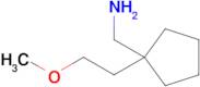 [1-(2-methoxyethyl)cyclopentyl]methanamine