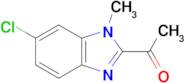1-(6-Chloro-1-methyl-1H-benzimidazol-2-yl)ethanone