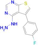 5-(4-Fluorophenyl)-4-hydrazinylthieno[2,3-d]pyrimidine