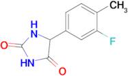 5-(3-Fluoro-4-methylphenyl)imidazolidine-2,4-dione