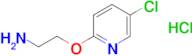 2-(2-Aminoethoxy)-5-chloropyridine hydrochloride