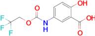 2-Hydroxy-5-{[(2,2,2-trifluoroethoxy)carbonyl]amino}benzoic acid