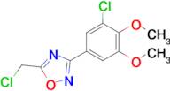 3-(3-Chloro-4,5-dimethoxyphenyl)-5-(chloromethyl)-1,2,4-oxadiazole