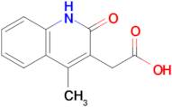 2-(4-Methyl-2-oxo-1,2-dihydroquinolin-3-yl)acetic acid