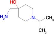 4-(Aminomethyl)-1-(propan-2-yl)piperidin-4-ol