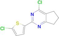 4-Chloro-2-(5-chlorothiophen-2-yl)-5h,6h,7h-cyclopenta[d]pyrimidine