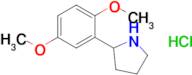 2-(2,5-Dimethoxyphenyl)pyrrolidine hydrochloride