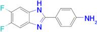 4-(5,6-Difluoro-1h-1,3-benzodiazol-2-yl)aniline