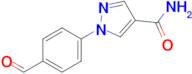 1-(4-Formylphenyl)-1h-pyrazole-4-carboxamide