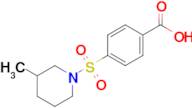 4-[(3-methylpiperidin-1-yl)sulfonyl]benzoic acid