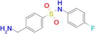 4-(Aminomethyl)-n-(4-fluorophenyl)benzene-1-sulfonamide