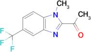 1-[1-methyl-5-(trifluoromethyl)-1h-1,3-benzodiazol-2-yl]ethan-1-one