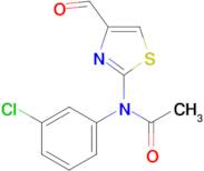 n-(3-Chlorophenyl)-n-(4-formyl-1,3-thiazol-2-yl)acetamide