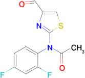 n-(2,4-Difluorophenyl)-n-(4-formyl-1,3-thiazol-2-yl)acetamide