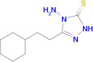 4-amino-3-(2-cyclohexylethyl)-4,5-dihydro-1H-1,2,4-triazole-5-thione