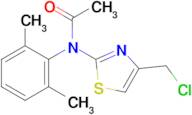 n-[4-(chloromethyl)-1,3-thiazol-2-yl]-n-(2,6-dimethylphenyl)acetamide