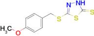 5-{[(4-methoxyphenyl)methyl]sulfanyl}-2,3-dihydro-1,3,4-thiadiazole-2-thione