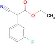 Ethyl 2-cyano-2-(3-fluorophenyl)acetate