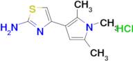 4-(1,2,5-Trimethyl-1h-pyrrol-3-yl)-1,3-thiazol-2-amine hydrochloride