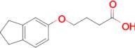 4-[(2,3-Dihydro-1H-inden-5-yl)oxy]butanoic acid