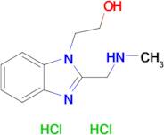 2-{2-[(methylamino)methyl]-1h-1,3-benzodiazol-1-yl}ethan-1-ol dihydrochloride