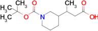 3-{1-[(tert-butoxy)carbonyl]piperidin-3-yl}butanoic acid