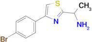 1-[4-(4-bromophenyl)-1,3-thiazol-2-yl]ethan-1-amine