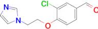 3-Chloro-4-[2-(1h-imidazol-1-yl)ethoxy]benzaldehyde